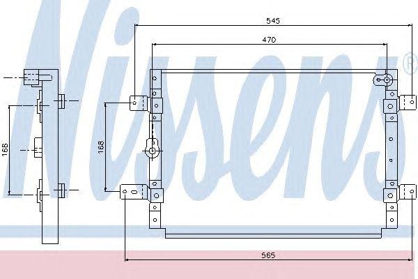 Конденсатор, кондиционер 94367 NISSENS