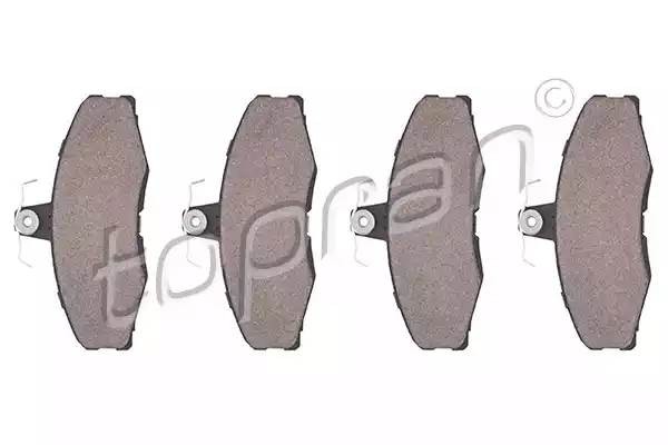 Колодки тормозные дисковые 110 653 HANS PRIES