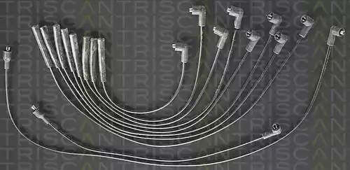 Ккомплект проводов зажигания 88607102 TRISCAN