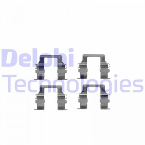 Комплектующие, колодки дискового тормоза LX0228 DELPHI