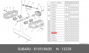Деталь 810518600 SUBARU