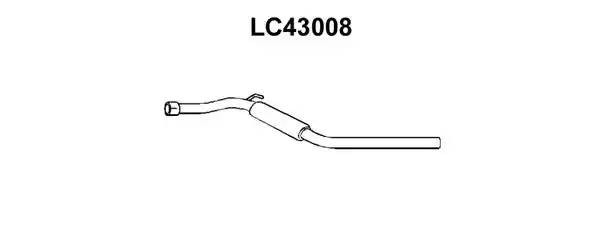 Предглушитель выхлопных газов LC43008 VENEPORTE
