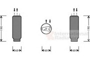 Осушитель, кондиционер 0100D003 VAN WEZEL