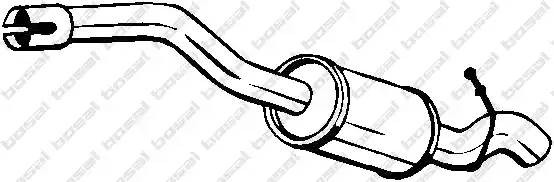 Глушитель выхлопных газов конечный 154419 BOSAL
