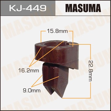 Клипса крепежная KJ449 MASUMA