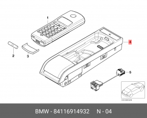 Держатель телефона 84 11 6 914 932 BMW