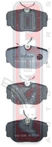 Колодки тормозные дисковые AKD-0296 AKYOTO