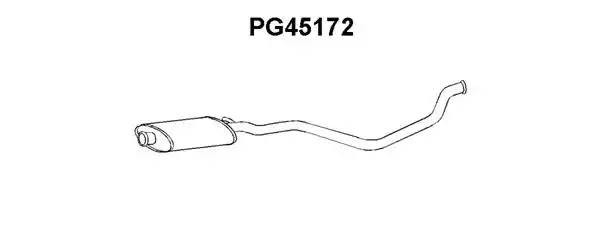 Предглушитель выхлопных газов PG45172 VENEPORTE