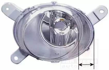 Противотуманная фара 5921996 VAN WEZEL