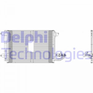 Конденсатор, кондиционер TSP0225482 DELPHI