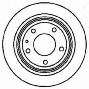 Тормозной диск 561477B BENDIX JURID