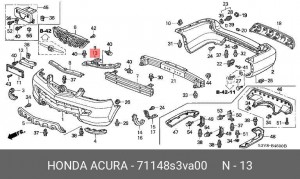 Деталь 71148S3VA00 HONDA