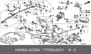 Датчик удара 77930TC0H21 HONDA