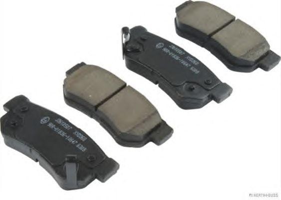 Колодки тормозные дисковые J3610507 H B JAKOPARTS NIPPARTS