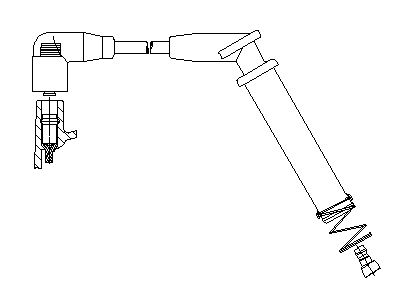 Провод зажигания 6A8433 BREMI