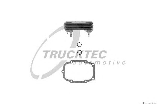 масляный радиатор, двигательное масло 01.43.160 TRUCKTEC