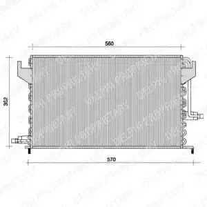 Конденсатор, кондиционер TSP0225024 DELPHI