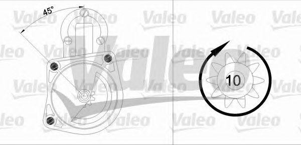 Стартер 455725 VALEO PHC