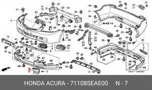 Деталь 71108SEAE00 HONDA