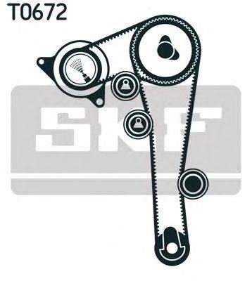 Комплект ремня ГРМ VKMS92513 SKF