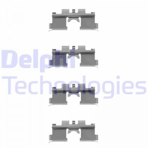 Комплектующие, колодки дискового тормоза LX0079 DELPHI