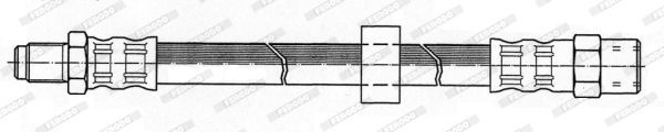 Тормозной шланг FHY2456 FERODO