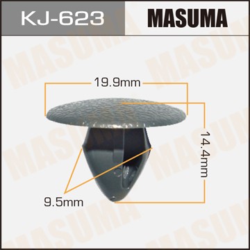 Клипса крепежная KJ623 MASUMA