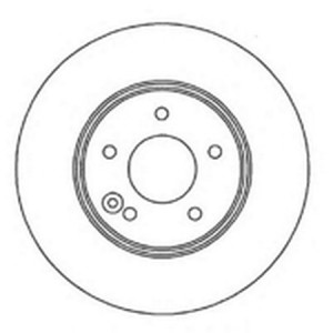 Тормозной диск 562034B BENDIX JURID