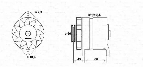 Генератор 943356137010 MAGNETI MARELLI