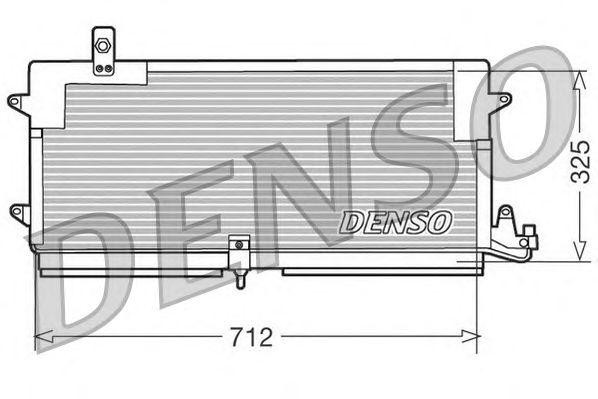 Конденсатор, кондиционер DCN32004 DENSO