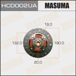 Диск сцепления HCD002UA MASUMA