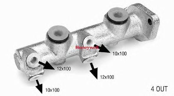 Главный тормозной цилиндр 131684B BENDIX JURID