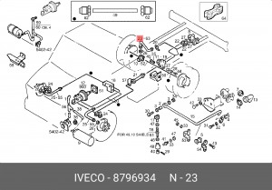 Тормозной шланг 8796934 IVECO