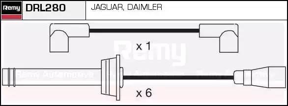 Ккомплект проводов зажигания DRL280 DELCO REMY