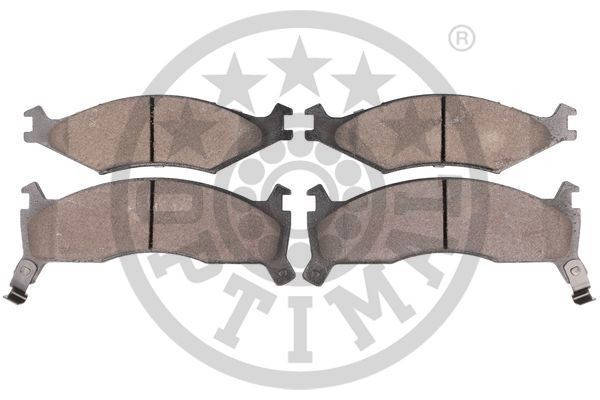 Комплект тормозных колодок, диско 10086 OPTIMAL
