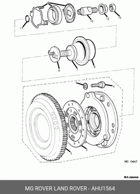 Выжимной подшипник AHU1564 MG ROVER LAND ROVER