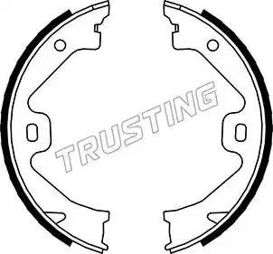 Комплект тормозных колодок, стояночная тормозная система 092307 TRUSTING