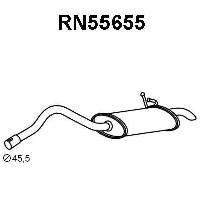 Глушитель выхлопных газов конечный RN55655 VENEPORTE