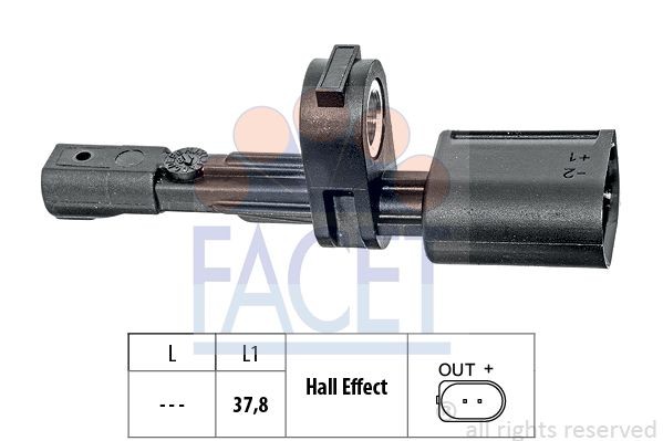 Бегунок распределителя зажигани 383314 FACET