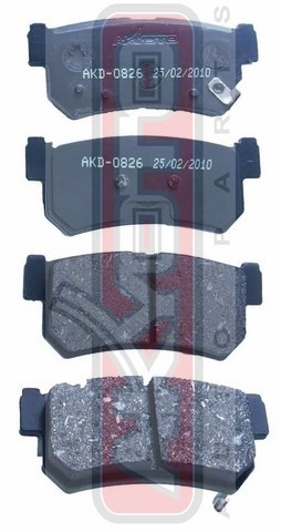 Колодки тормозные дисковые AKD-0826 AKYOTO