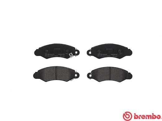 Комплект тормозных колодок, диско P78012 BREMBO