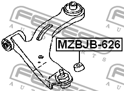 Пыльник шаровой опоры MZBJB-626 FEBEST