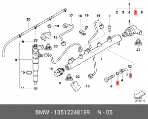 Прокладка 13 51 2 248 189 BMW
