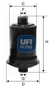 Топливный фильтр 31.556.00 UFI
