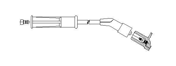 Провод зажигания 6A1049 BREMI