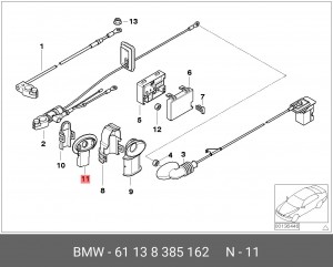 Деталь 61 13 8 385 162 BMW
