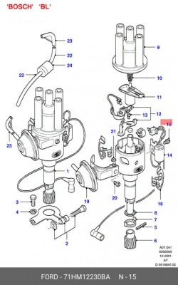 Болт 71HM12230BA FORD