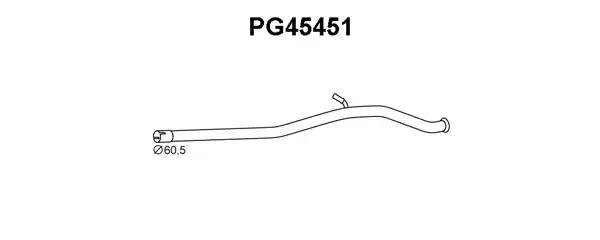 Ремонтная трубка, катализатор PG45451 VENEPORTE