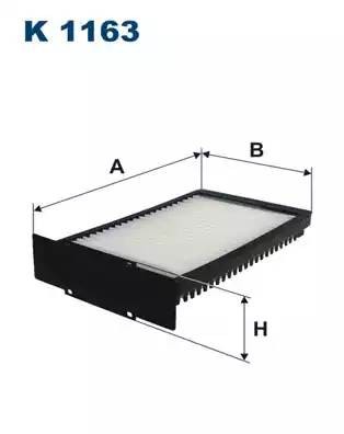 Фильтр салона K1163 FILTRON