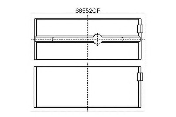 Подшипник 66552CP GLYCO